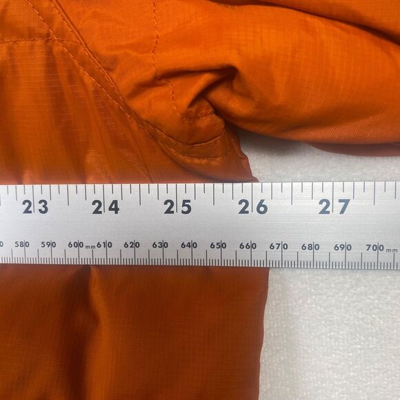 Timberland Duck Down Puffer Jacket Orange XL Quilted Winter Coat Style 2257J Men - Picture 11 of 13